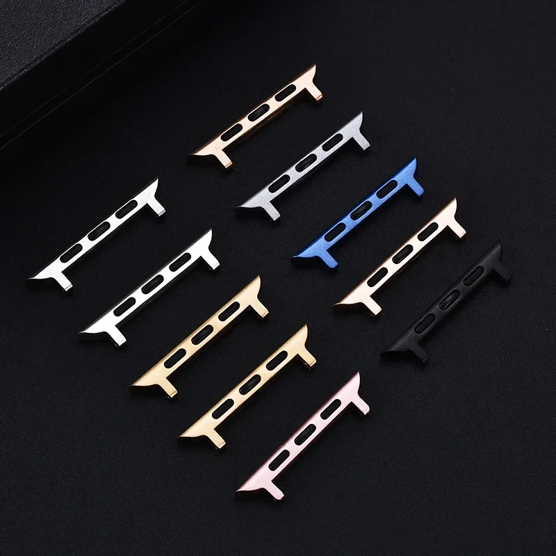 2/4/6pcs Connector For Watch bands Series 10 9 8 7 6 5 4 3 SE 44/40mm 42mm 41mm 46mm 45mm Metal Adapter iwatch Ultra2 49mm