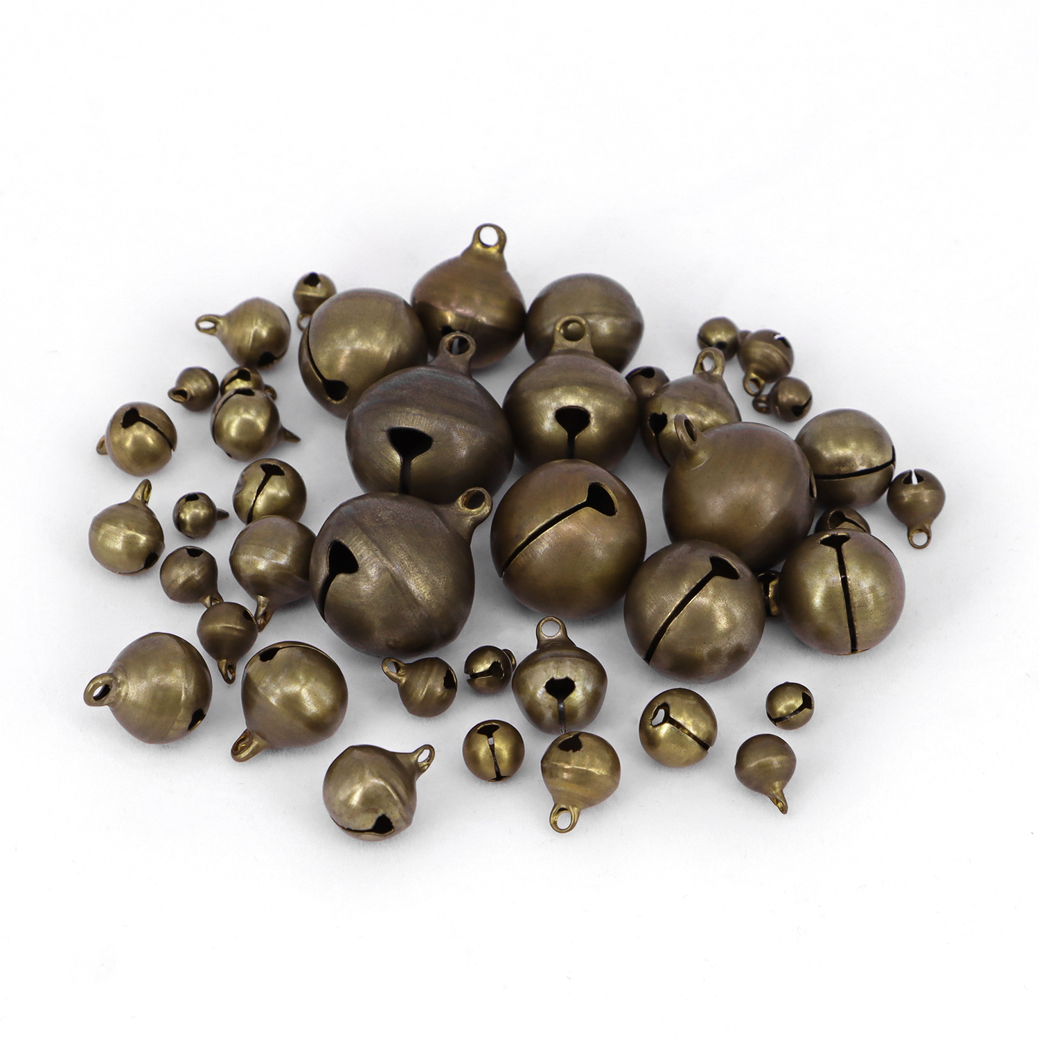 Bronze Bells Small Copper Jingle Bells Loose Beads Hand make Accessories Jewelry Home DIY Tree Festival Party Tree