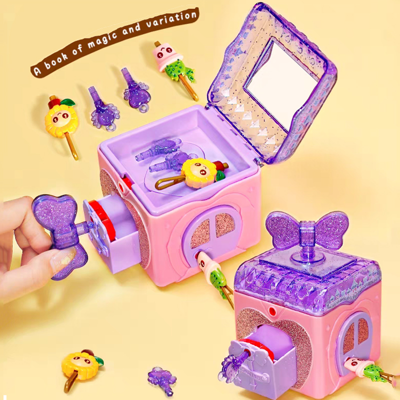 3D Maze Treasure Chest With Lock Key DIY Blind Box Play Unlock Game Educational Toys For Children Princess Girl Birthday