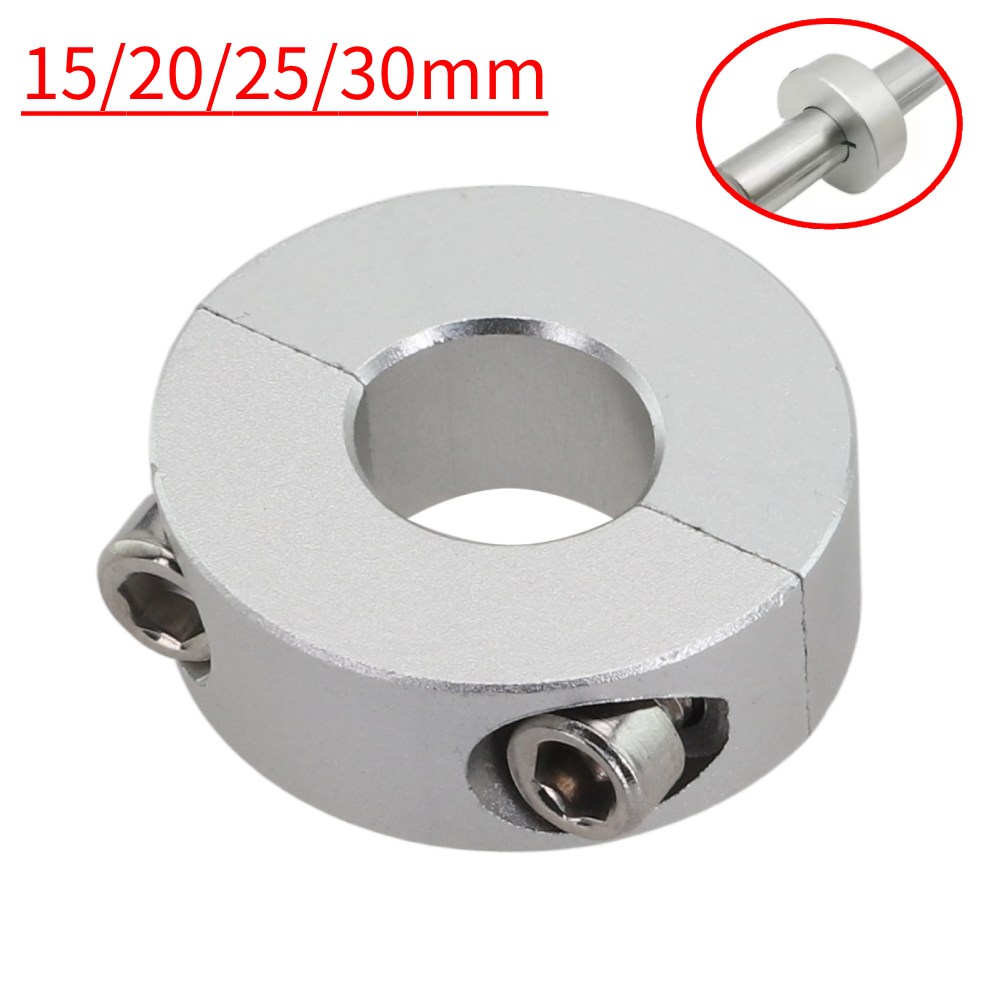 1pc Separate Optical Shaft Locking Limit Bearing Fixed Spindle Retaining Ring 15/20/25/30mm Positioning Clamping Bushing Tools