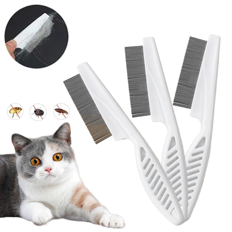 Home Pet Animal Care Comb Protect Flea Comb for Cat Dog Pet Stainless Steel Comfort Flea Hair Grooming Comb