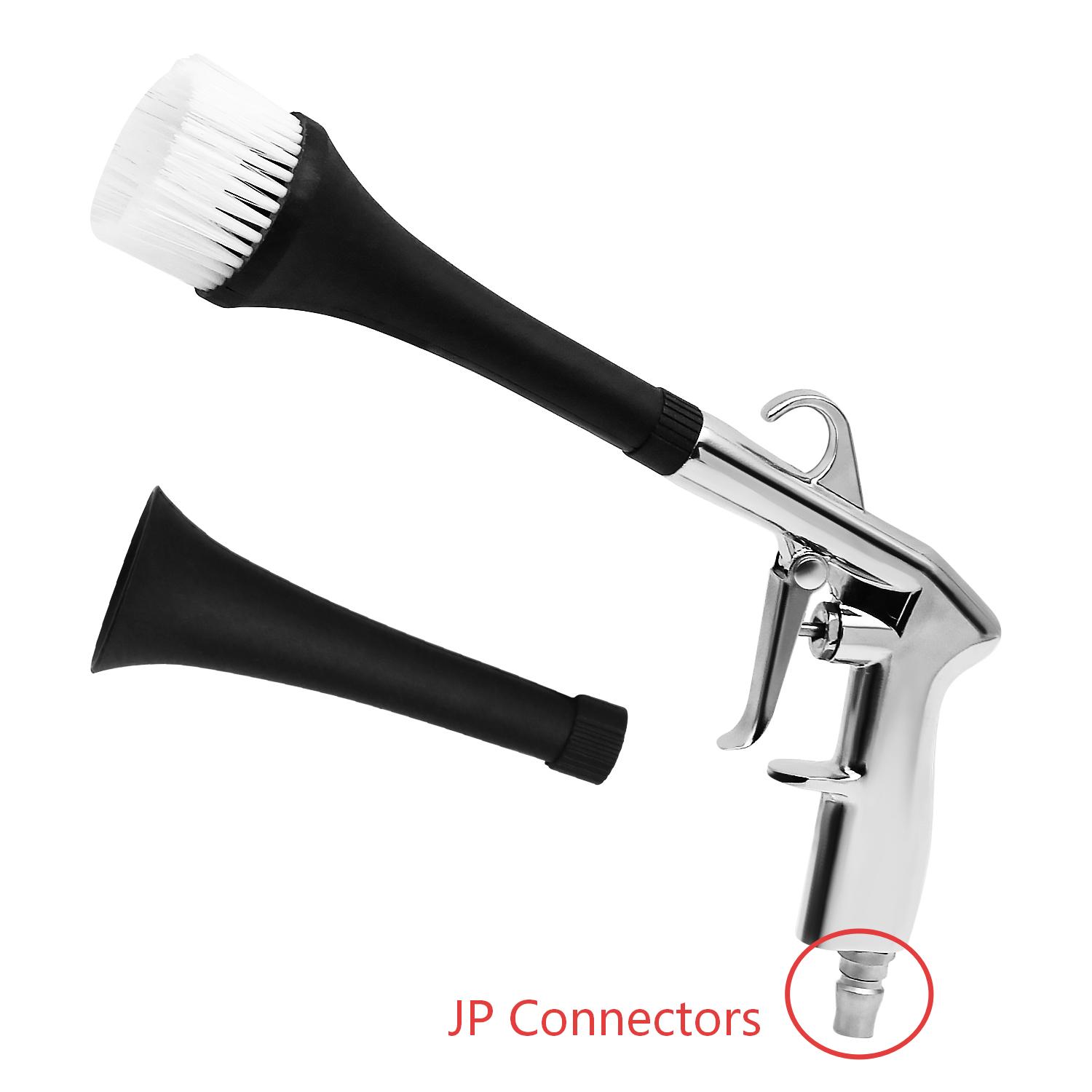 1pc Aluminum Alloy Car Detailing , High-Pressure 1/4 Inch Dry Blow Cleaning Tool, Uncharged Interior Spraying Washer