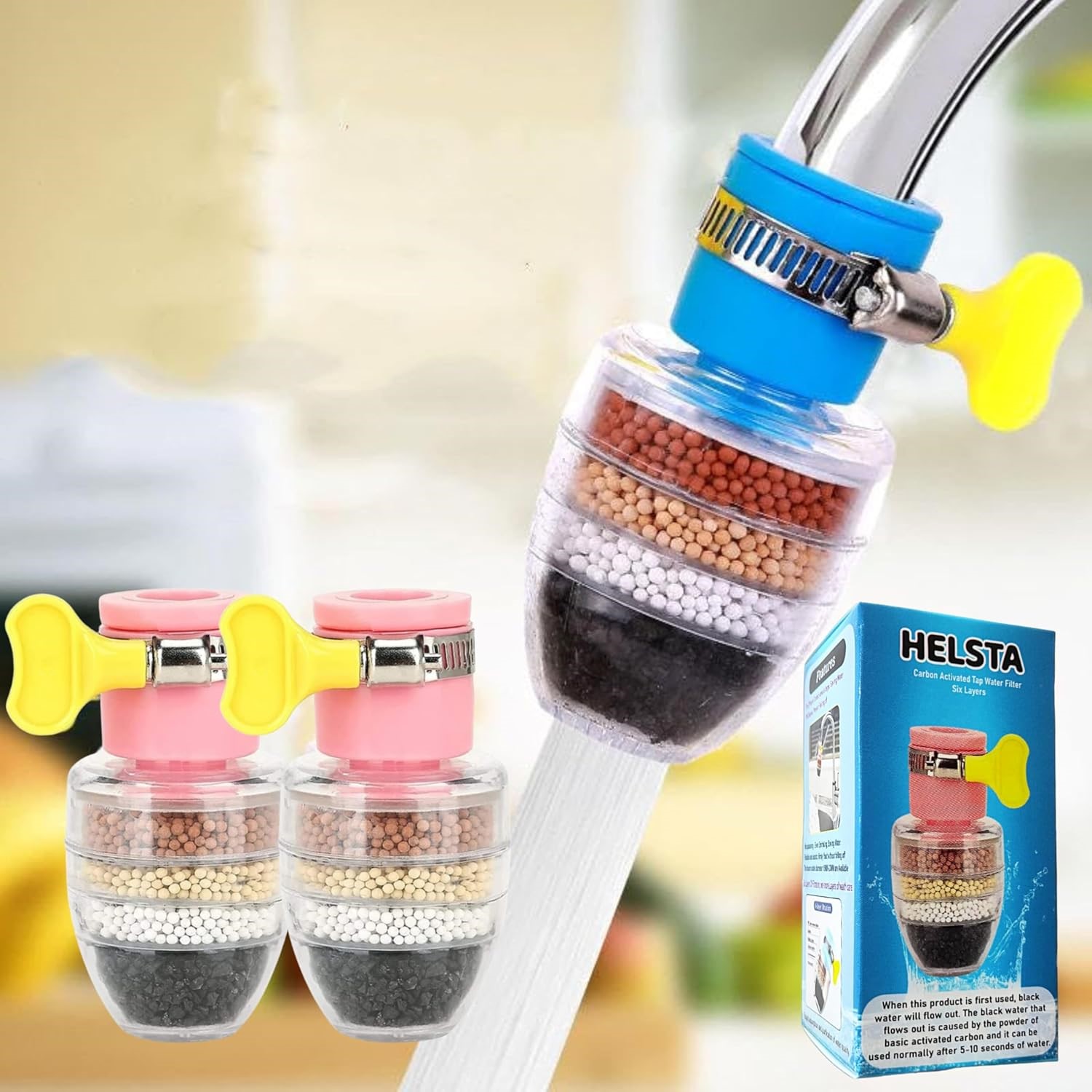 Water Tap filter Multilayer Clean Purifier Filter By PG Store