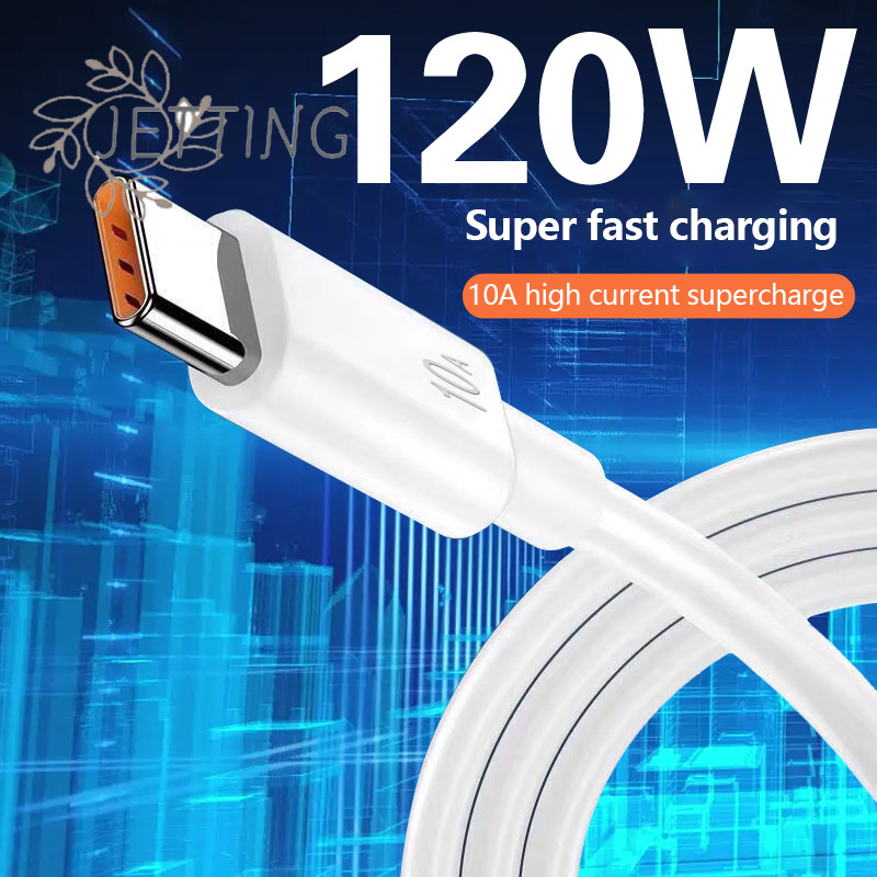 Hot 120W 10A USB Type C USB CableFast Charing Line Quick Charge USB C Cables Data Cord 1/1.5/2M