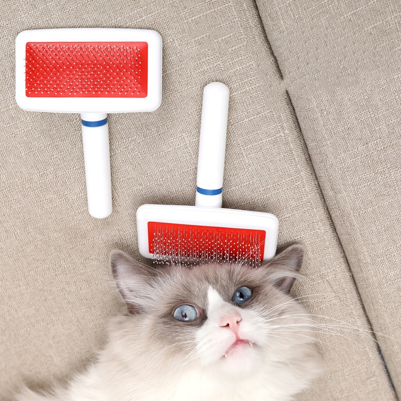 Pet Grooming Comb Brush - Cat Dog Needle Hair Remover Small Dog Grooming Tool Puppy Cat Comb for Pet Care