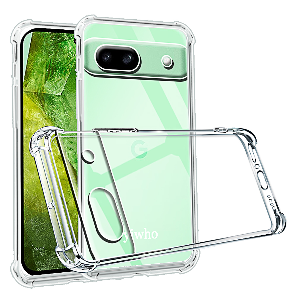 Shockproof Phone Case For 8A Transparent Clear For Pixel 9 8 7 6 Pro 7a 6a Soft TPU Back Protective Camera Covers