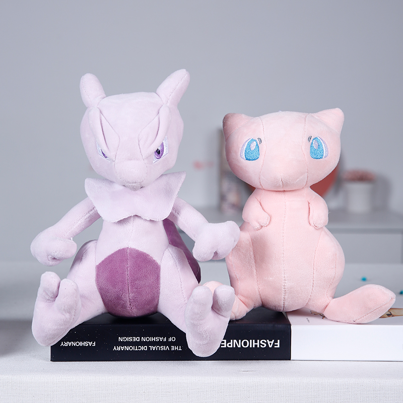 Pokemon Mewtwo Peluche Plush Toys Kawaii Mew Plush Doll Pikachu Stuffed Cartoon Doll Pillow Creative Birthday For Kid