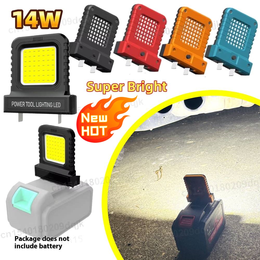14W LED Camping Lantern Mini Pocket Work Light Super Bright Spotlight for Garage Car Repair Camping Fishing