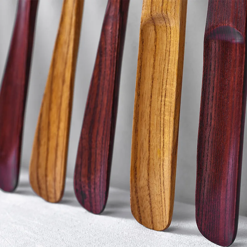 1 PCS New Travel Portable Mini Shoe Spoon Wood Shoe Short Handled Wooden Shoehorns 16/40CM Solid Wood Horns Shoes Accessories