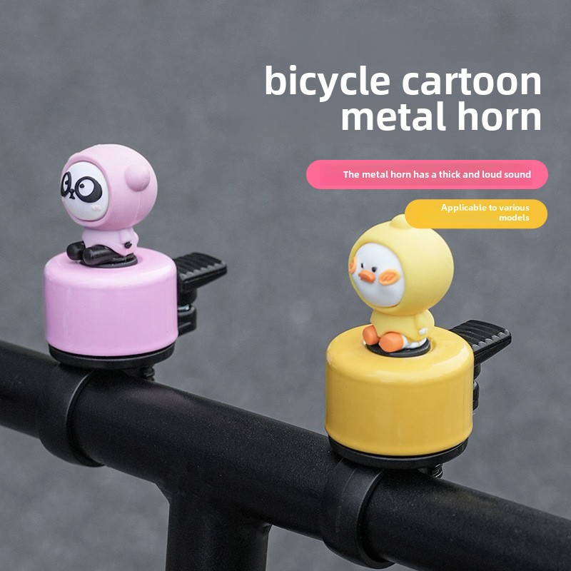 Bicycle Bells Mountain Road Bikes Universal Cartoon Car Bells Scooters Copper Bells Bicycle Riding Equipment Accessories