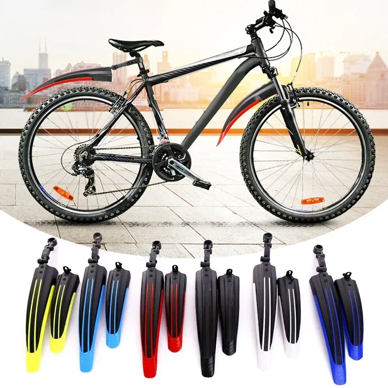 1 Set Bicycle Mudguard Durable Bicycle Fender Adjustable Bike Fender Splash Water Dirt Protection Mountain Bike Front Rear Fend