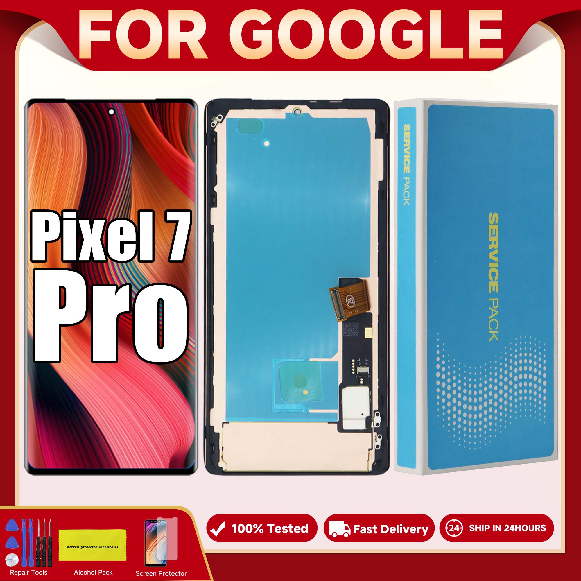 AMOLED For Mi 13 Pro LCD Display Touch Screen Digitizer Assembly Replacement For 13 Pro Screen With Frame