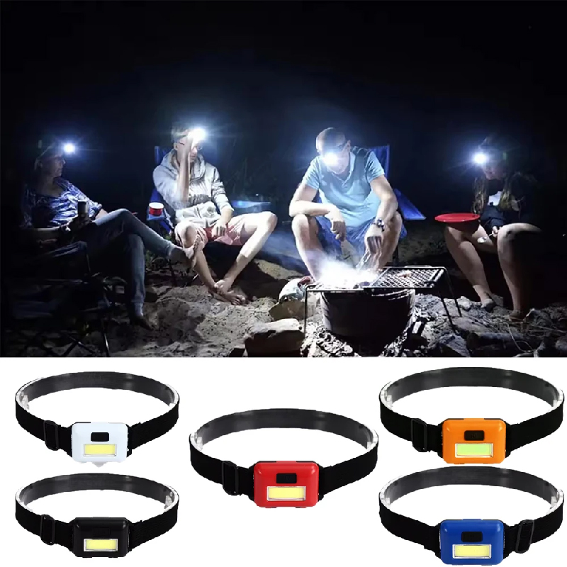 Mini COB Headlight LED Headtorch Waterproof Headlamp Head Flashlight Lanterna For Outdoor Work Camping Fishing Riding