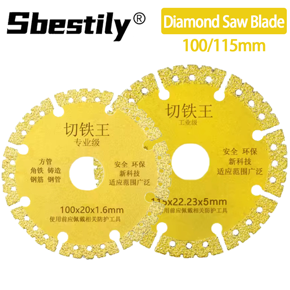 1pc 4'' Rock Slab Grinding Disc Glass Cutting Disc for Angle Grinder Diamond Saw Blade for Ceramic Tile,Marble Edge Trimming