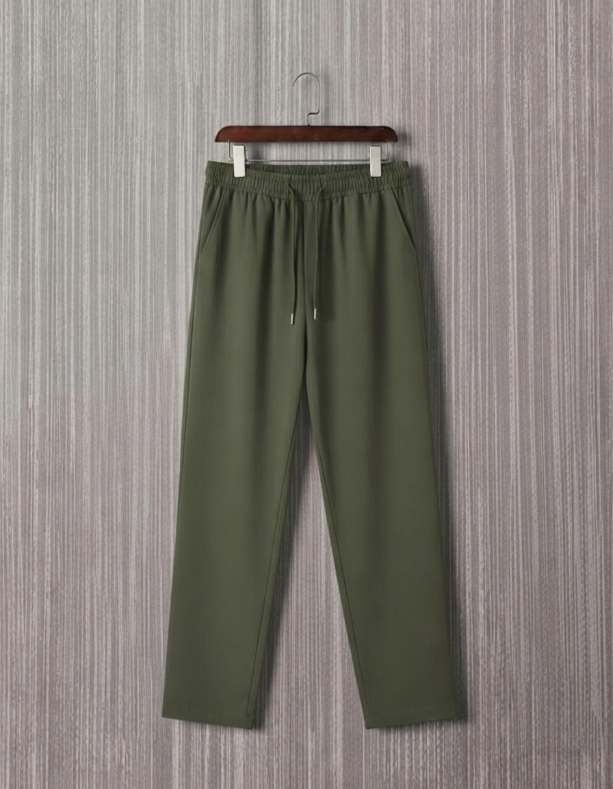 New Summer Men's Single Pcs Battle Green And Black Trousers