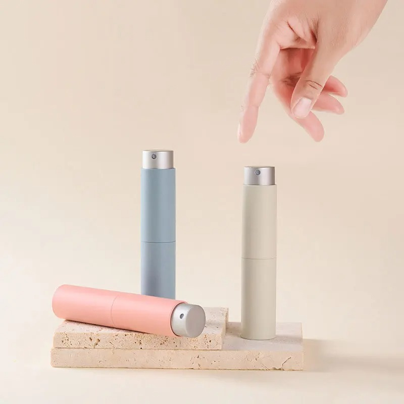 2pcs/set 8ml Portable Mini Refillable Perfume Bottle Spray Empty Cosmetic Containers Atomizer Bottling for Travel Tool