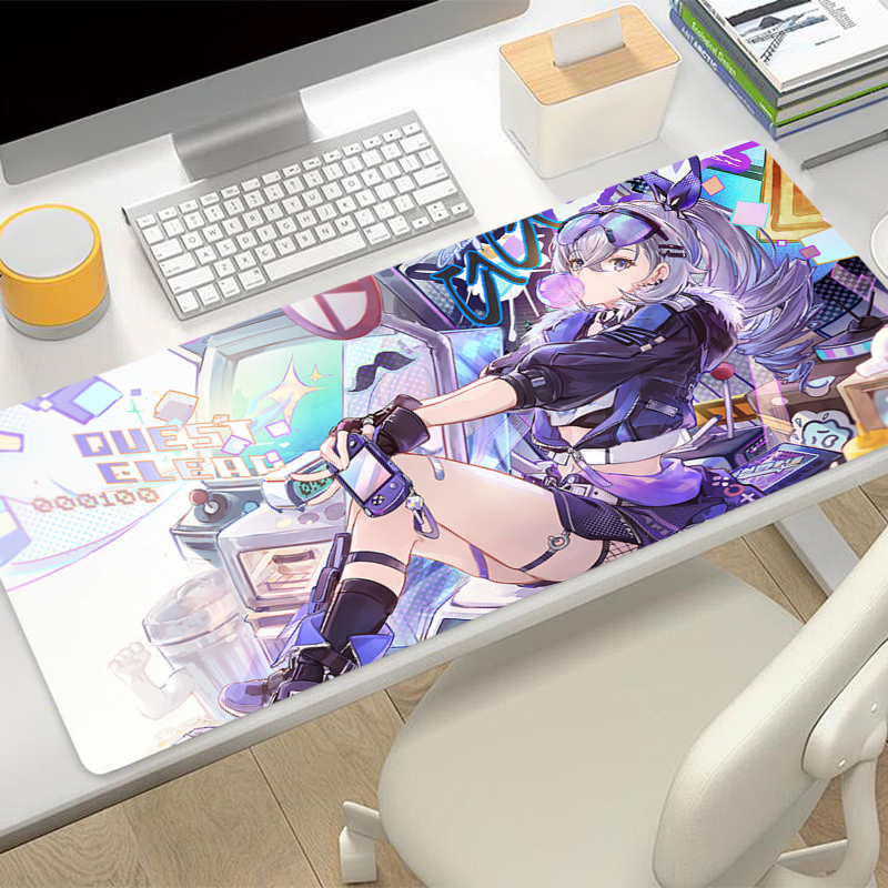 Mouse pad Large Honkai: Star Rail Castorice keyboard mouse carpet anti-slip gamer mouse pad coaster PC HD game Mousepad