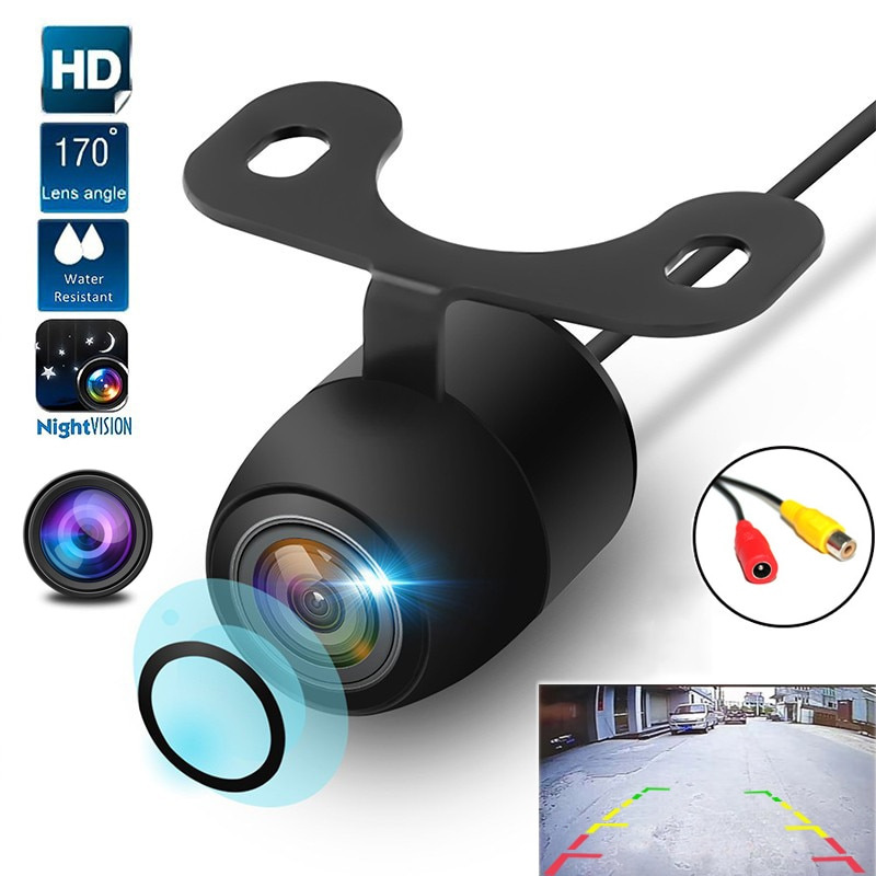 Waterproof 170° HD Car RearView Reverse Backup Camera License Plate Night Vision
