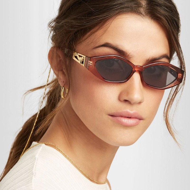 Fashion Ladies Sunglasses UV Protection Cat Eye Frame Women Eyeglasses Outdoor Eyewear Female