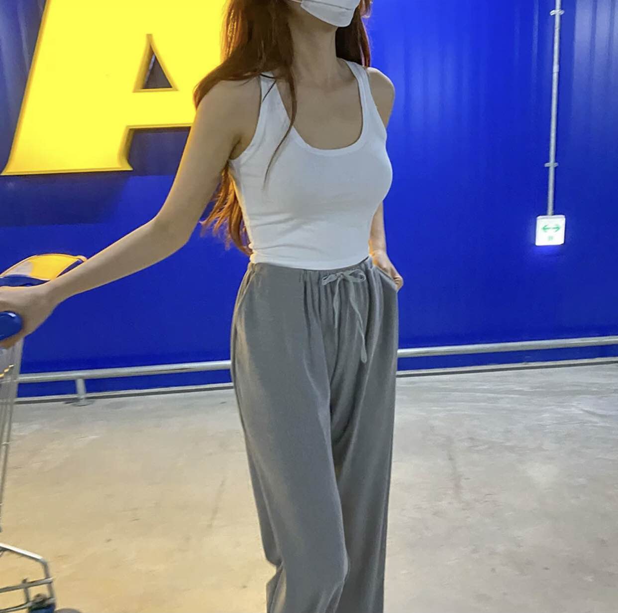 New Summer Plain Free Size Cami TankTop For Women
