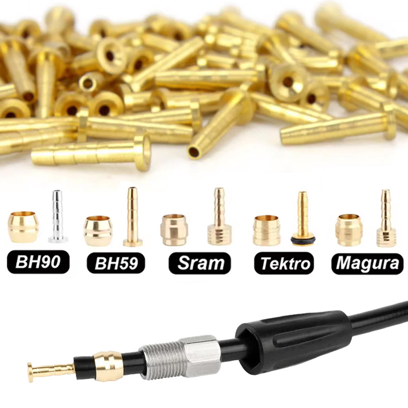 RGO 4/10/20set Mountain Bike oil needle Hydraulic brake olive head For SHIMANO BH90 BH59 SRAM MAGURA TEKTRO Cycling parts