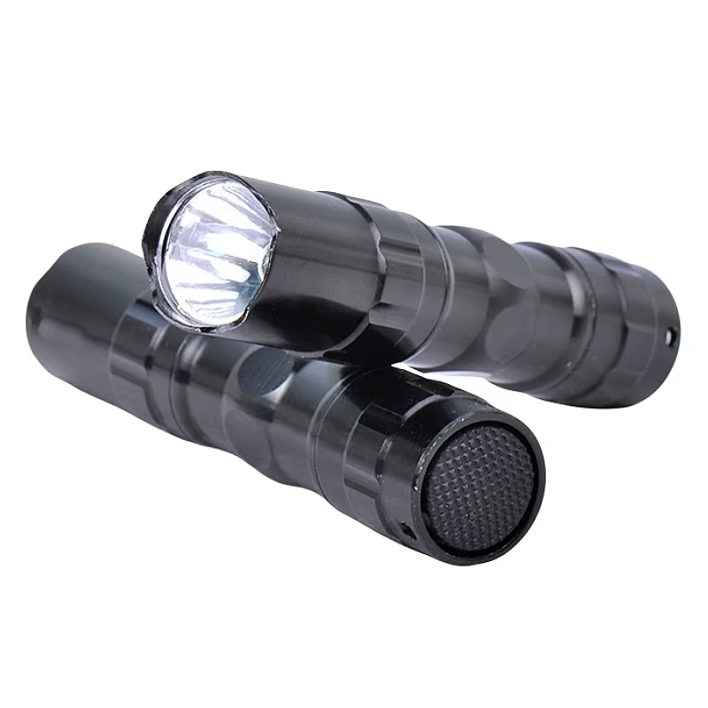 Mini LED Flashlights Aluminium Small Electric High Power Light Portable Waterproof For Night Fishing