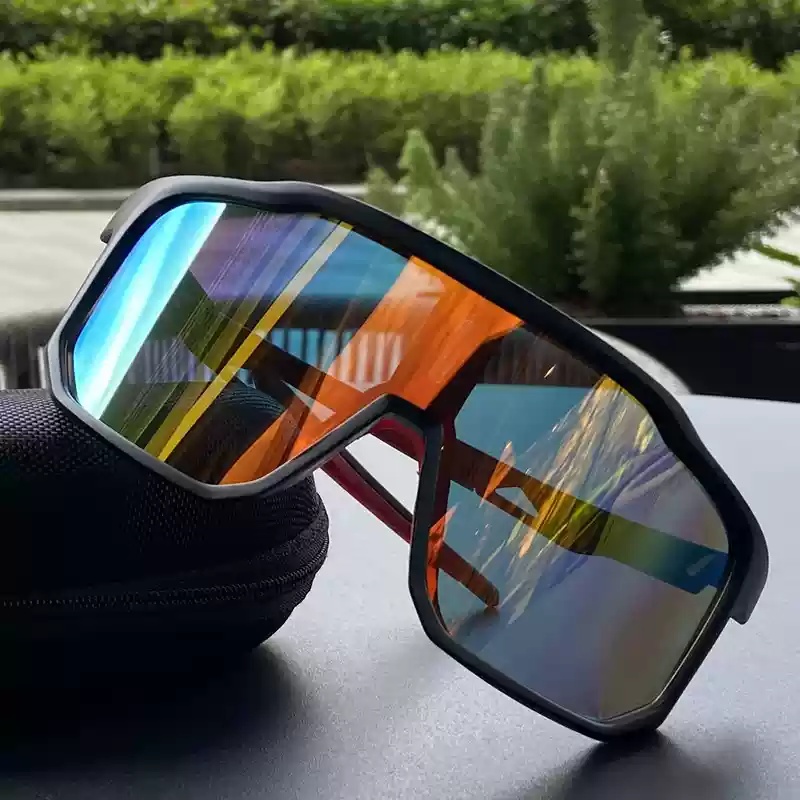 New Cycling Sunglasses Large Frame UV400 Anti-Ultraviolet Goggles Outdoor Sports Ride Hiking Windproof Eyewear Unisex dr. eyemo