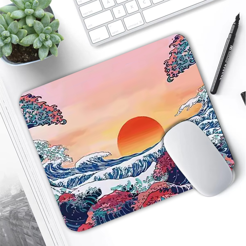 Japanese Art Master Mouse Pad New 45X40 Oversized Computer Table Pad Anti Slip Wear-resistant Office Desk Mats Accessories Rug