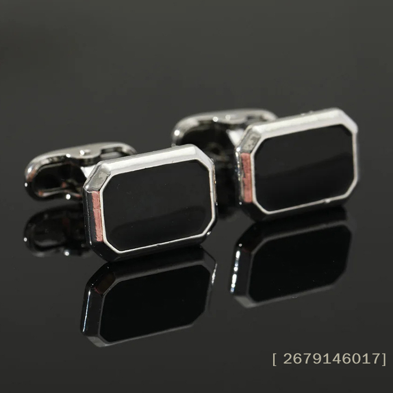 【YY26】1Pair French Square Cufflinks Fashion Men's Business Banquet Suit Shirt Cuffs Buttons Luxury Wedding Cuff Links s