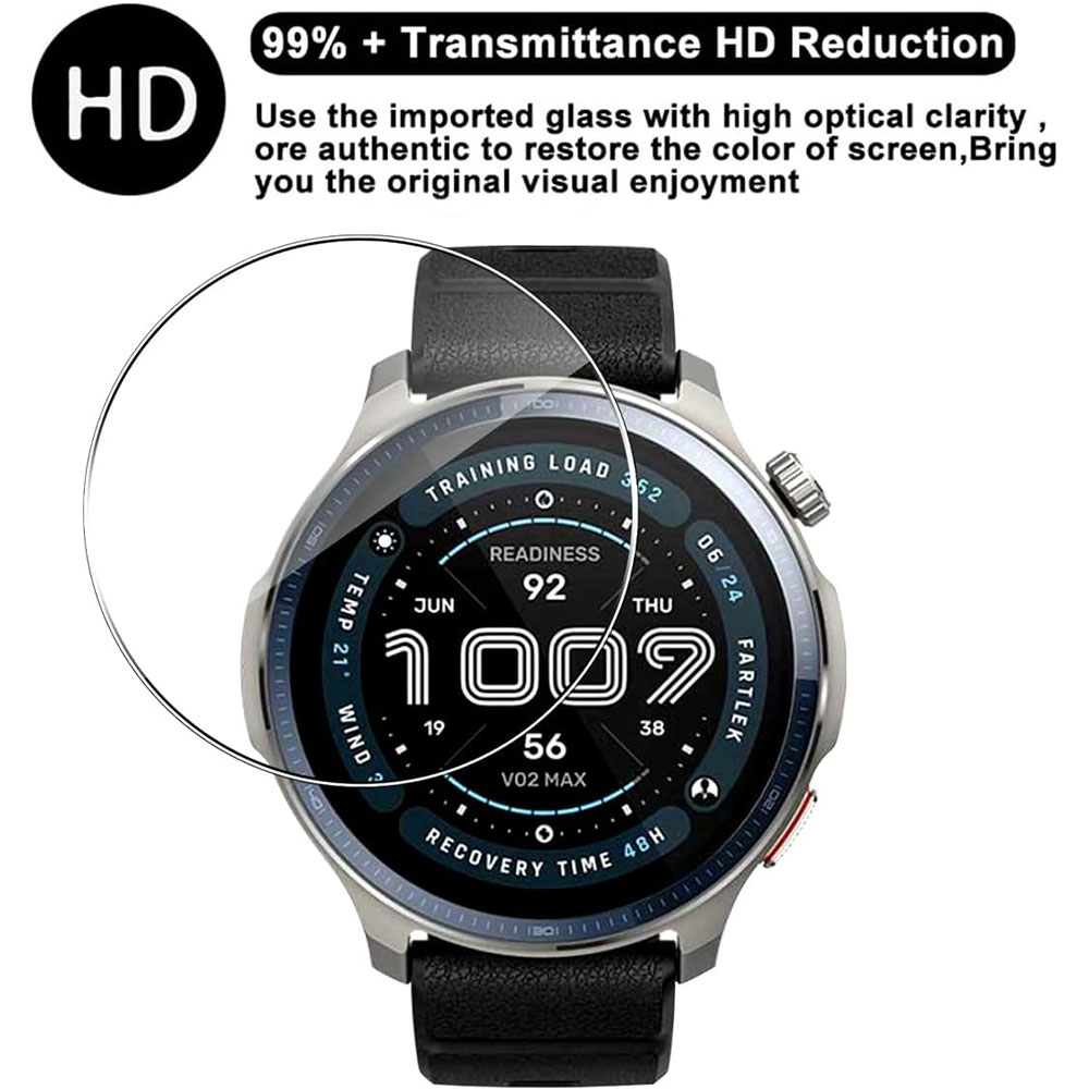 3PCS/lot Screen Protector Tempered Glass For Huami Balance 2 Protective Film Anti-Scratch Clear HD 2.5D 9H Premium Films