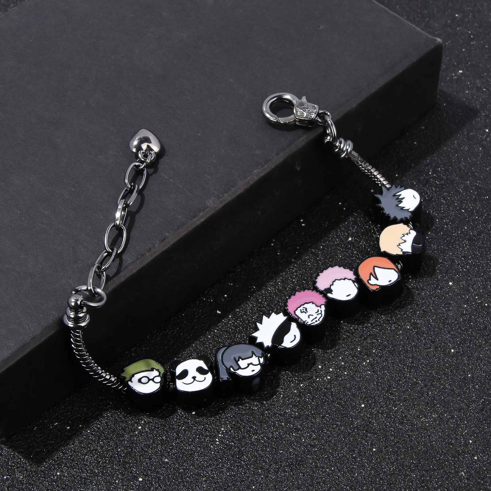 Anime Jujutsu Kaisen Metal Bracelet for Women Child Attractive Cute Figure Jewelry Bracelet Available for Daily Party Use