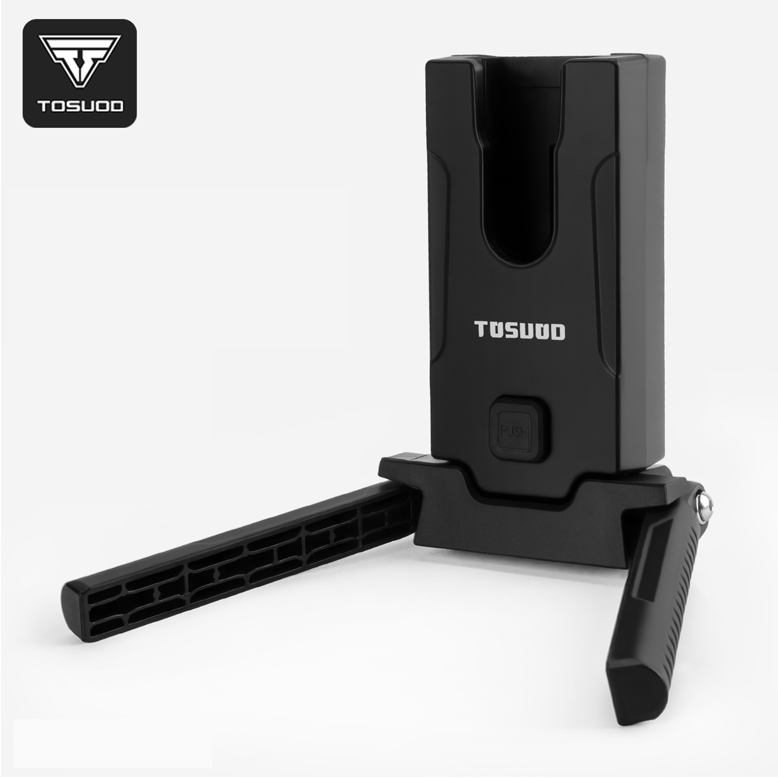 TOSUOD Side Bike Kickstand Anti Slip Easy Install Durable Parking Stand for Lightweight and Child's Bicycle Replacement Parts