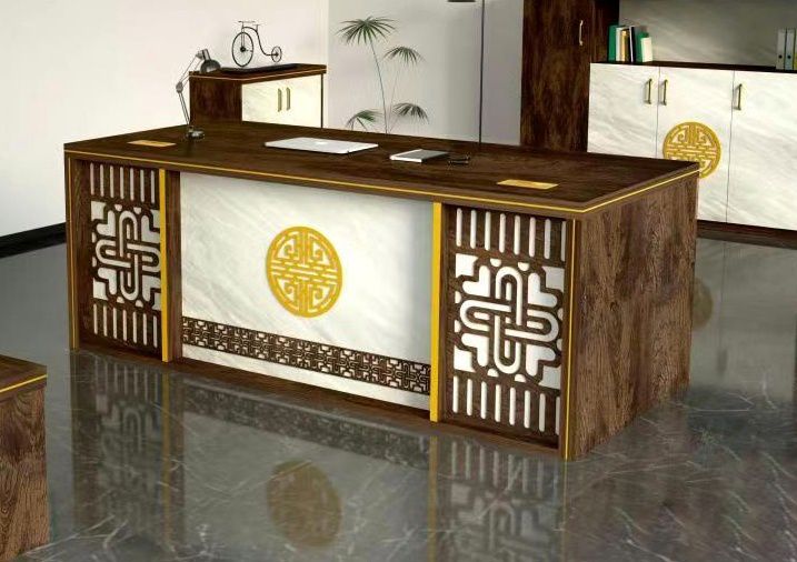 1.8m White Designed Modern Concept Executive Office Working Desk