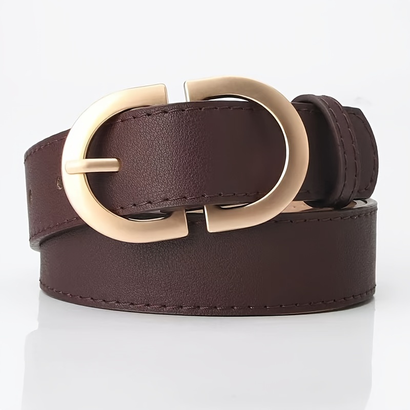 Fashion Solid Color Belt for Women New Casual Versatile Ins-Style Trendy Waistband for Jeans Korean Style Waist Belt for a Look