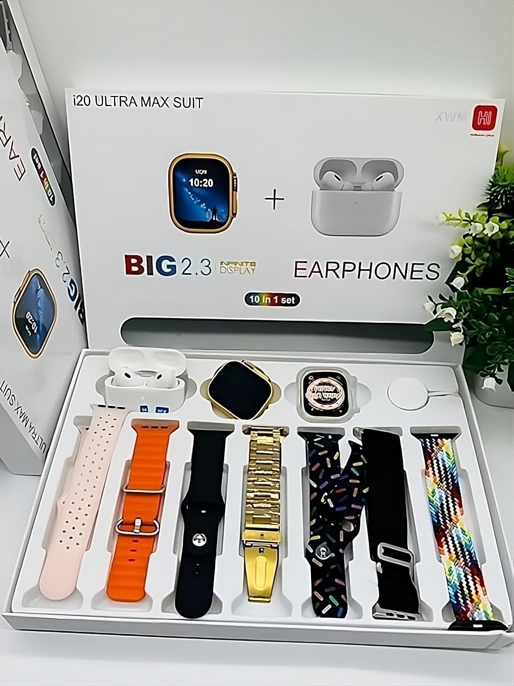 New i20 ULTRA MAX UIT Smart Watch Multi-Function Male Bluetooth Headset Android