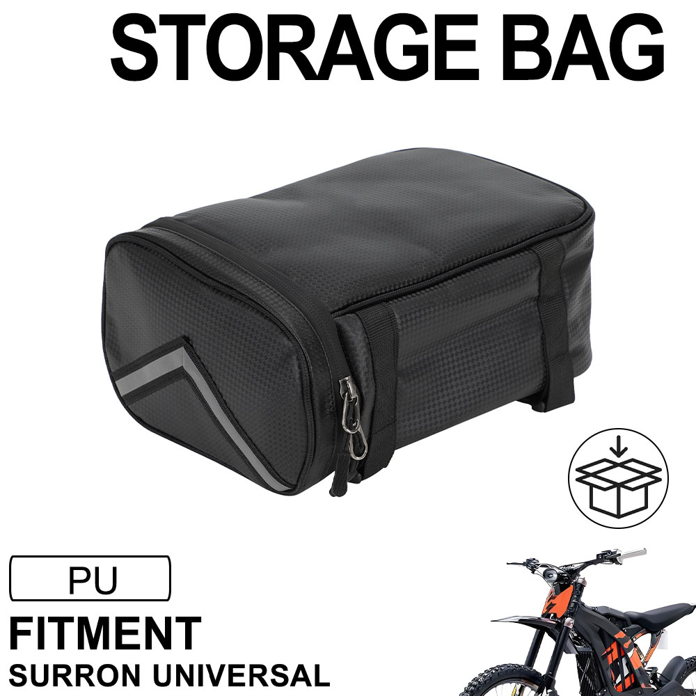 Motorcycle Tail Bag Back Seat Bag Handbag Shoulderbag Universal For SURRON Light Bee X S Dual Sport Enduro Dirt Bike PU E-bikes
