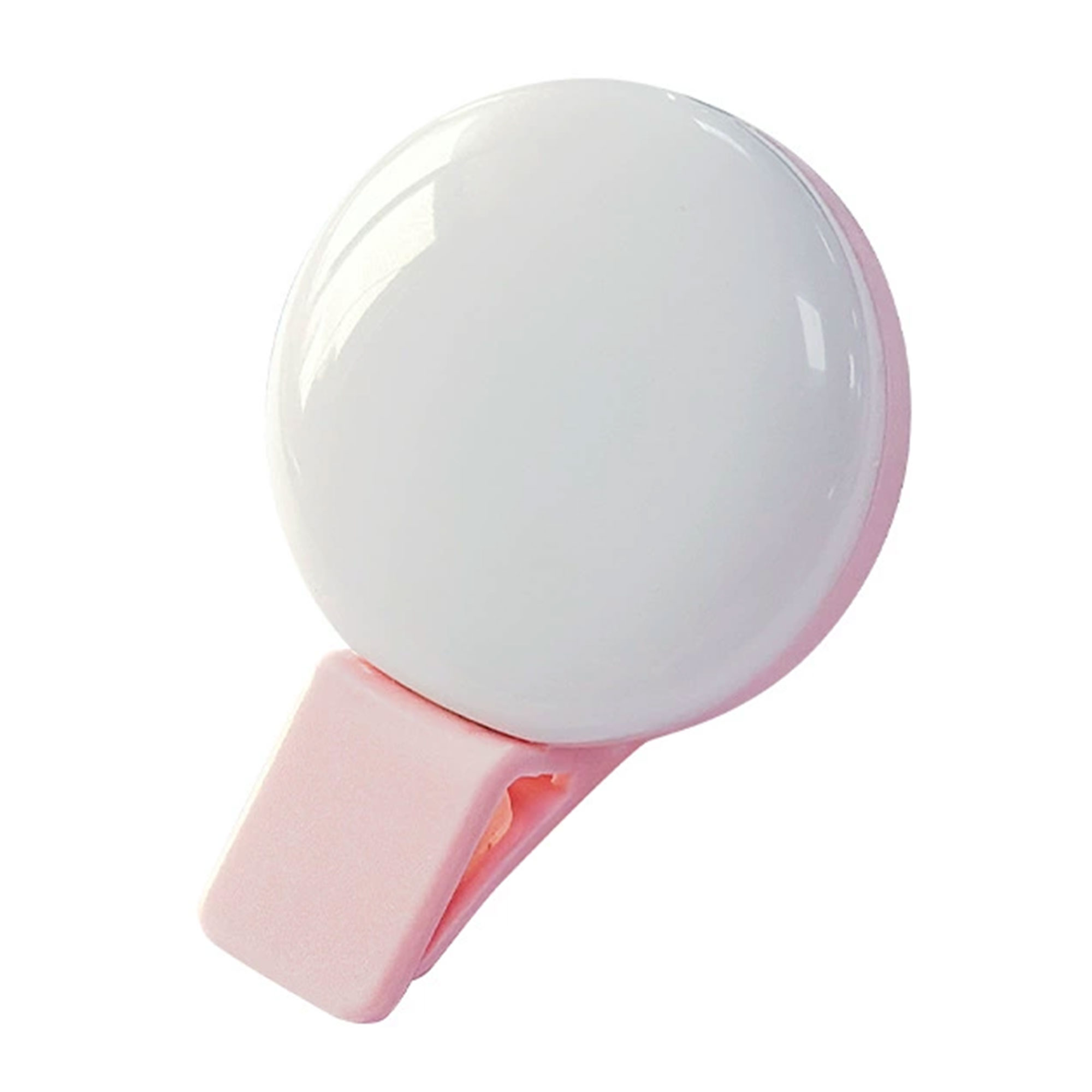 Rechargeable LED Selfie Ring Light, Clip-On Phone Light with 3 Modes, Beauty Fill Light for Photography