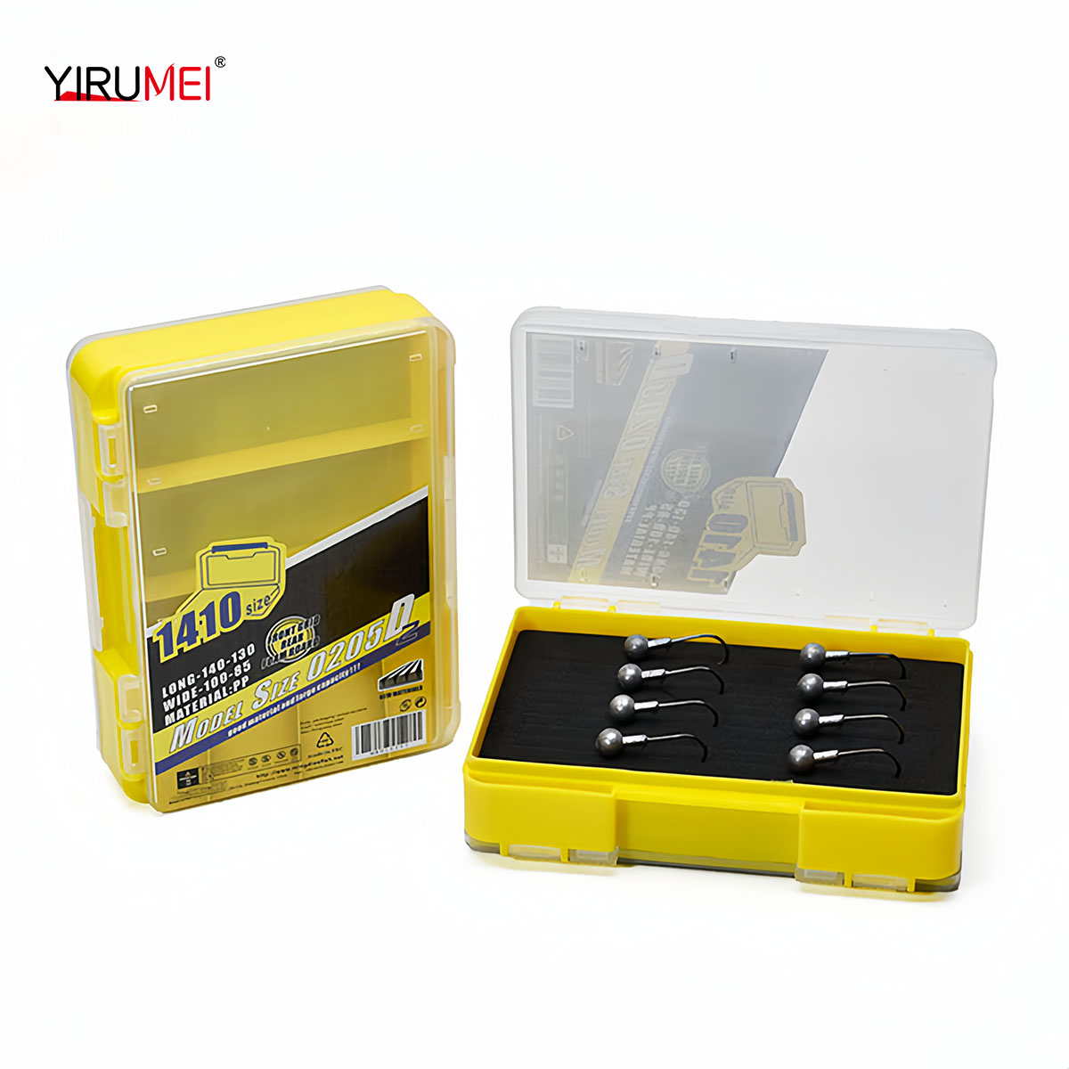 Sided Fishing Tackle Fly Box Fishing Accessories Tool Storage Box Double Layer Carp For Fishing Goods Hooks Lure Boxes