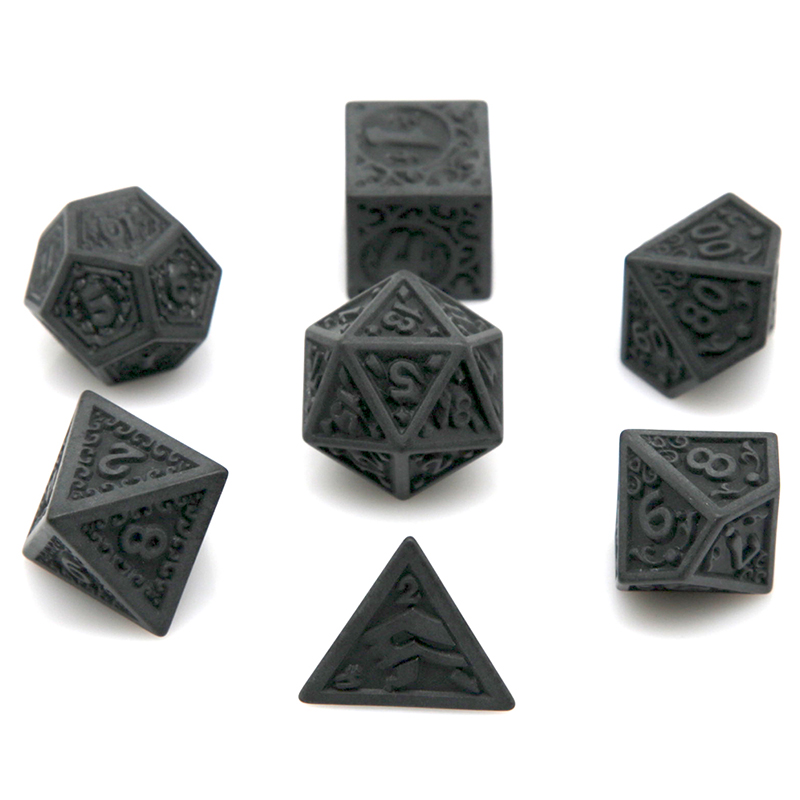 7Pcs/Set Acrylic Polyhedral Dices Set High Quality DND Games Dices for Party Role Playing Digital Board Table Game Accessories