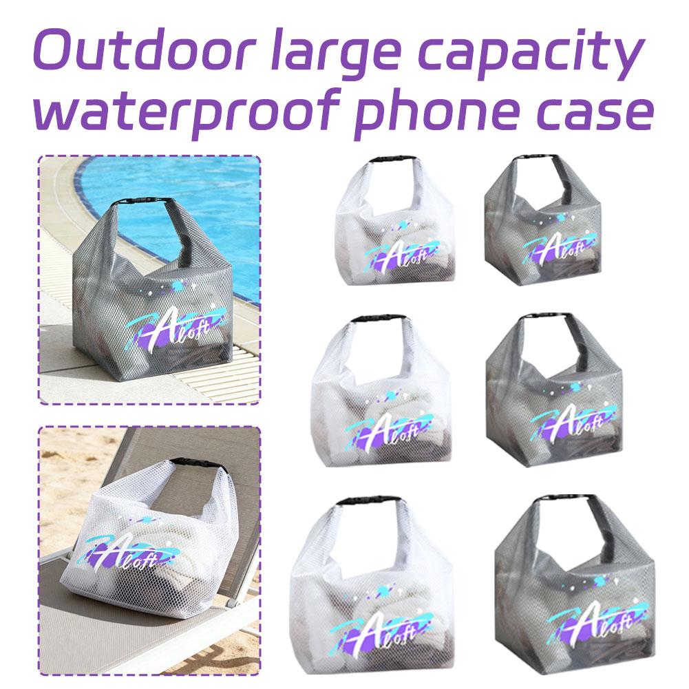 New Large Capacity Outdoor Swimming Bag Waterproof Beach Bag Handheld Travel Bag Cosmetic Storage Portable Travel Use Bags