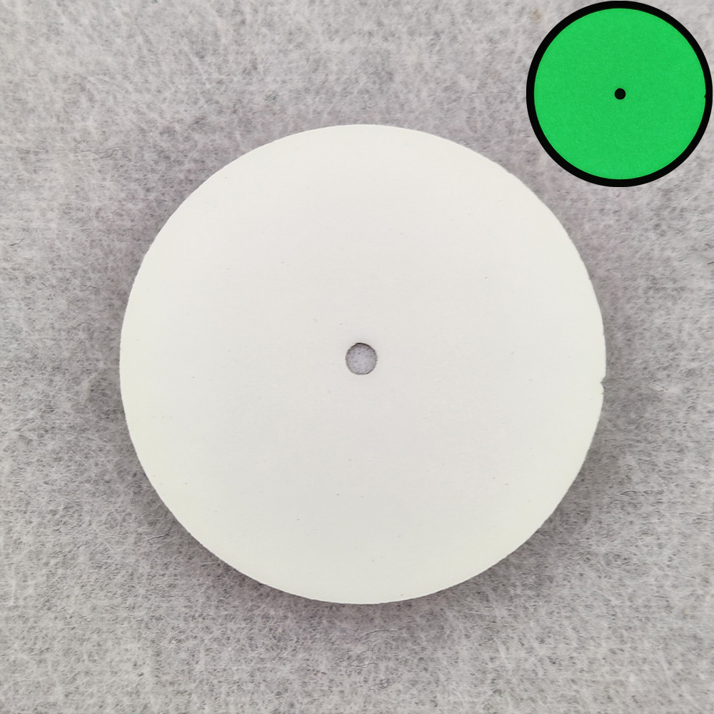 28.5mm Dial NH35 Dial Green Full Luminous Dial High Quality White Dial NH36 Dial Fits NH35/NH36 Movement