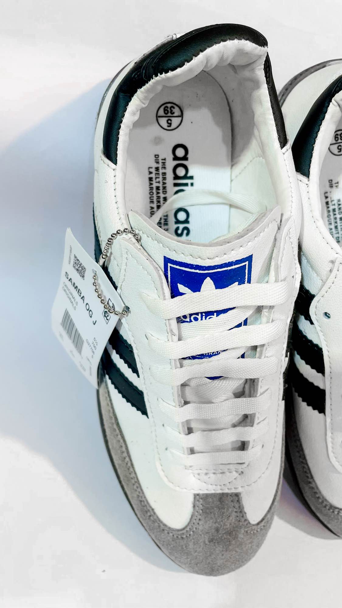 Vietnam Made | Black stripped | White Stripped OG Samba Sneakers For Mens