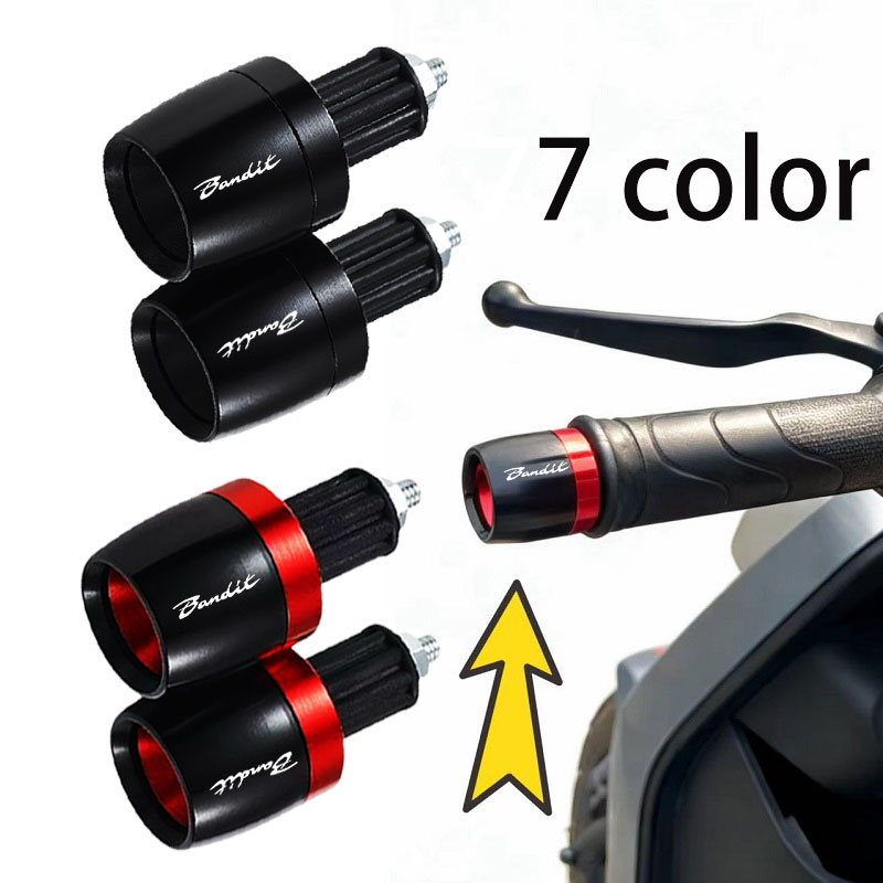 1 Pair Universal Motorcycle Handle Bar Ends Grips CNC Accessories For Kawasaki ER6-N/ER6-F Ninja 650/650R ER6N/ER6F