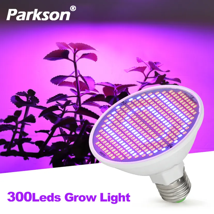 220V E27 60LEDS plant growth lamp LED full-spectrum greenhouse hydroponic growth bulb