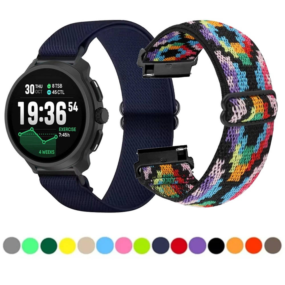 20/22mm Nylon Loop Strap for COROS APEX 4 42mm PACE 3 Sports Breathable Band for For CMF 3 Pro for Suunto Run/Vertical 2 Race 2