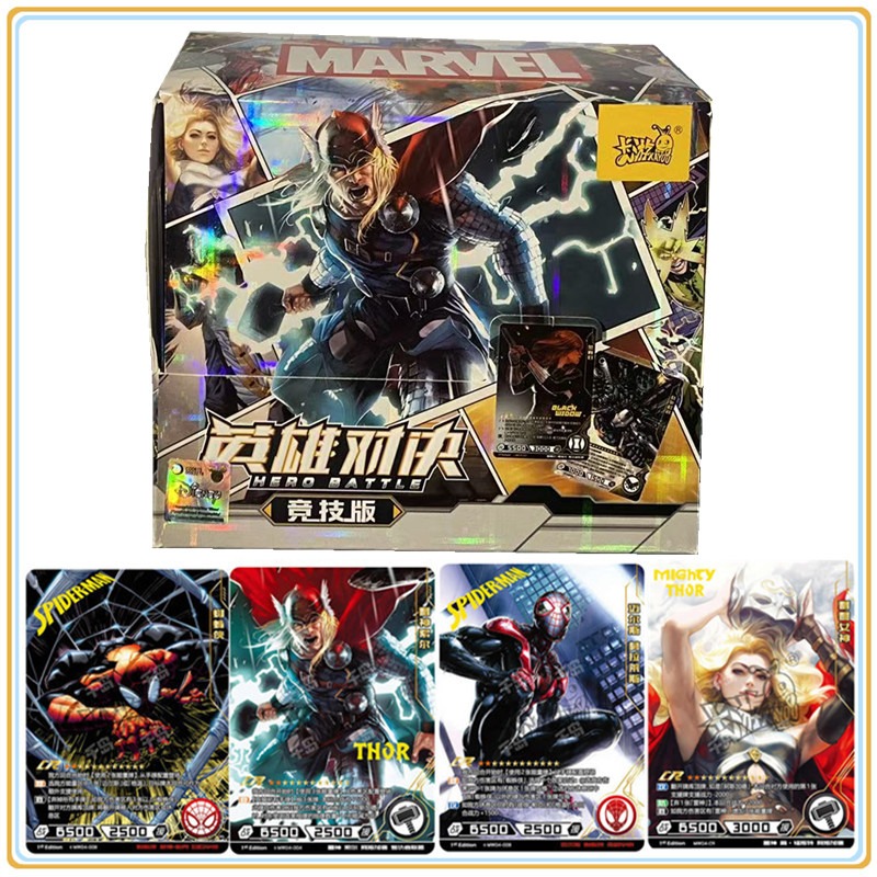 KAYOU Genuine Marvel Card Avengers Heroes Duel Card Competitive Version Iron Man Thor Captain CR America Collection Cards Toys