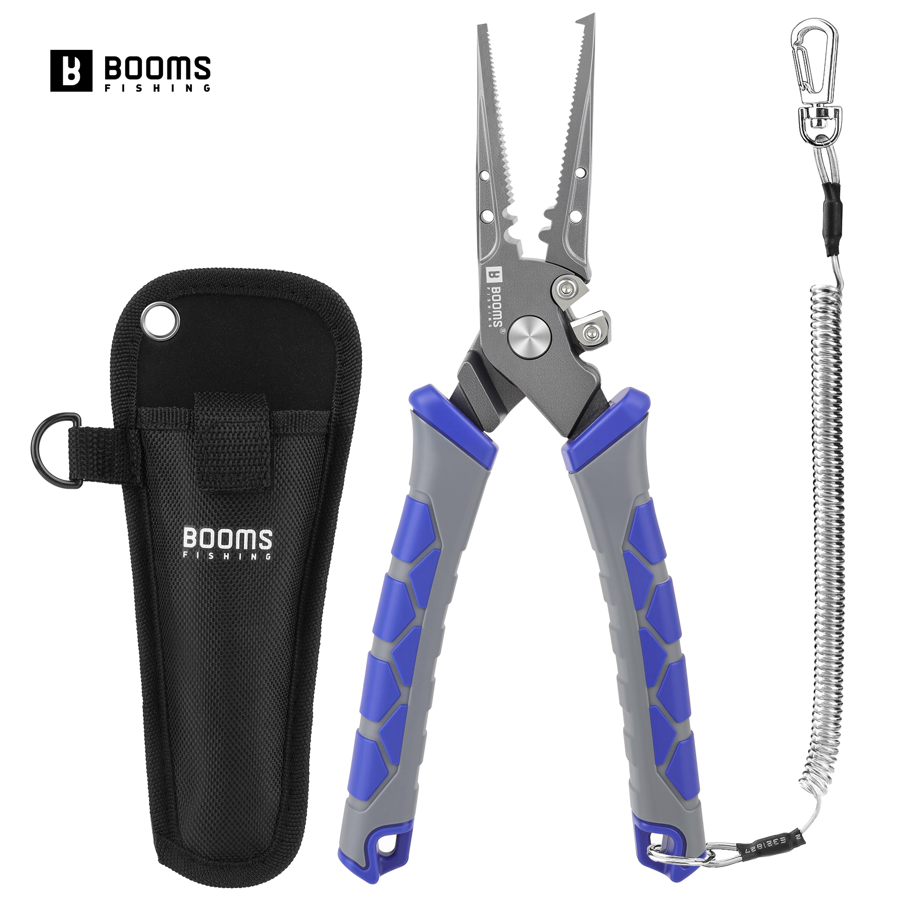 Booms Fishing XW15 Carbon Steel Fishing Plier Multifunctional Braid line Cutters Crimper Hook Remover Pliers Set Tackle Tools
