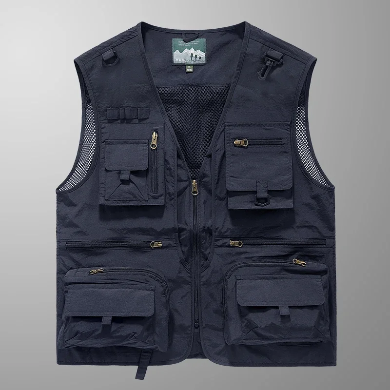 2025 New Spring, Autumn, and Summer Versatile Items in Stock, Fashionable and Trendy Wearing Vests, Men's Wear, Shopping an