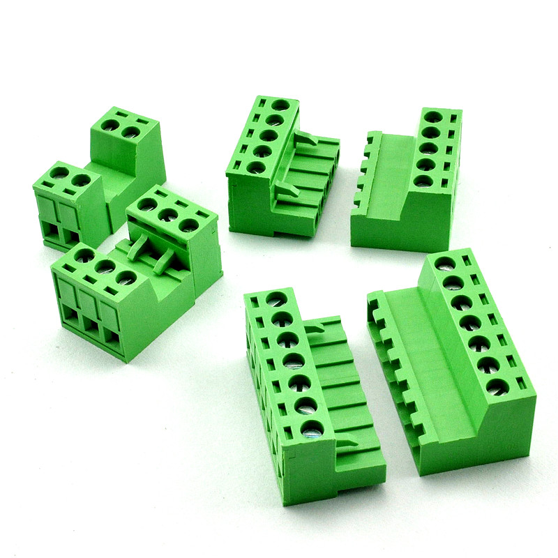 1Set 5.08MM Pluggable Terminal Blocks Connector KF2EDGKR 5.08 Butting Style 2/3/4/5/6/7/8/9/10 Pin Screw Terminal