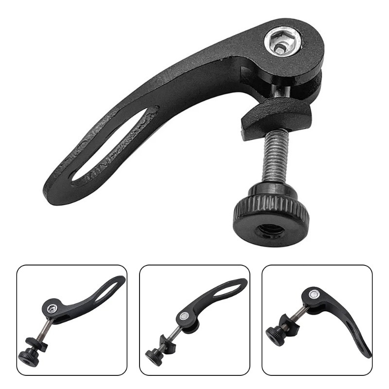 2pcs M5x45mm Aluminum Quick Release Screw Tube Clamp Lightweight Adjustable Seat Height Bicycle Parts Tools